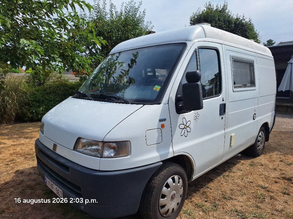 Fiat Ducato 1.9td compacte camper, Caravanes & Camping, Camping-cars, Boîte manuelle, 5 à 6 mètres, Diesel, Chauffage autonome