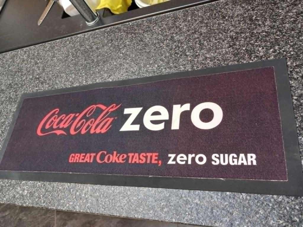 coca cola onderlegger voor op een toog, Verzamelen, Ophalen of Verzenden, Gebruikt
