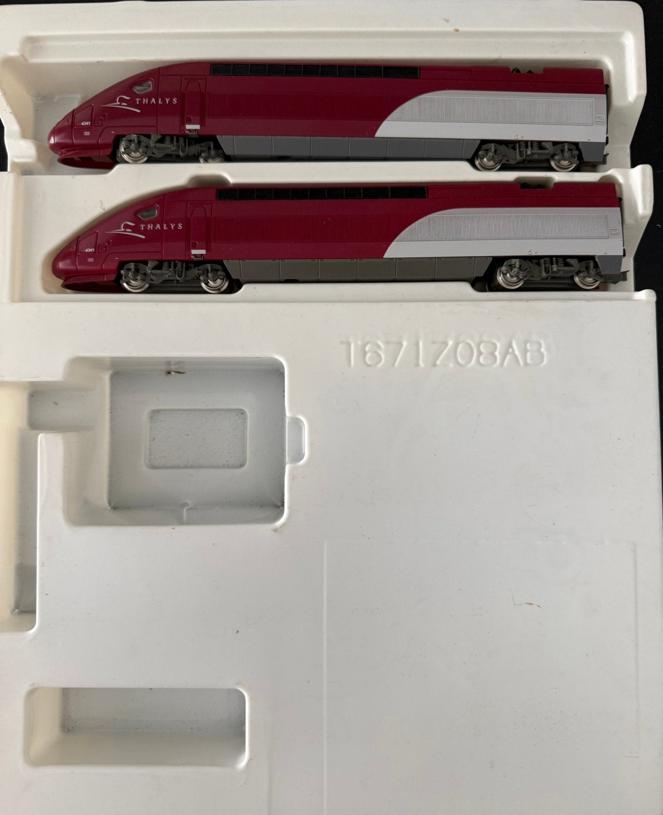 Mehano Thalys TGV - Fabriqué en Slovénie - Set de 2 pièces, Enlèvement ou Envoi, Utilisé, Set de Trains, Autres marques
