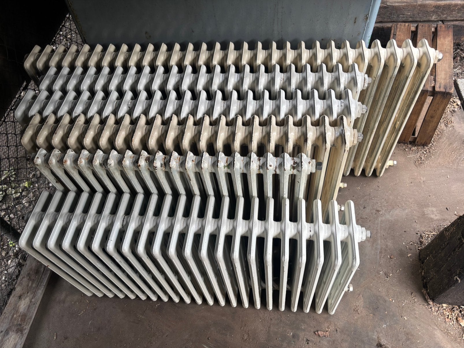 Gietijzeren verwarming, Doe-het-zelf en Bouw, Verwarming en Radiatoren, Gebruikt, Radiator, Ophalen