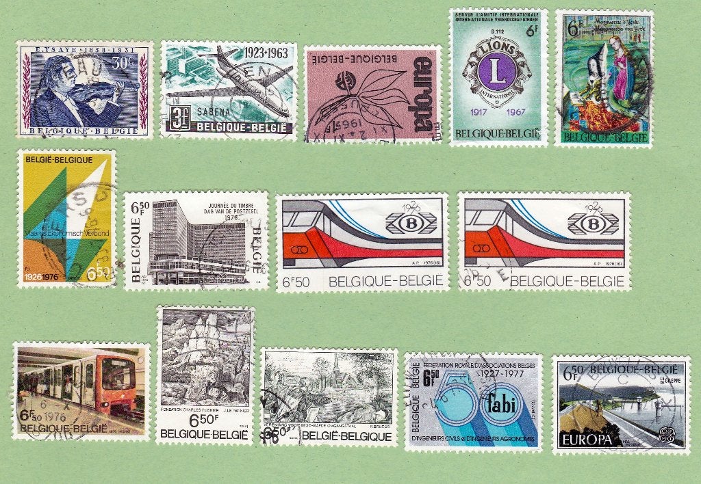 Timbres der collection 4 de Belgique, Enlèvement ou Envoi, Autre