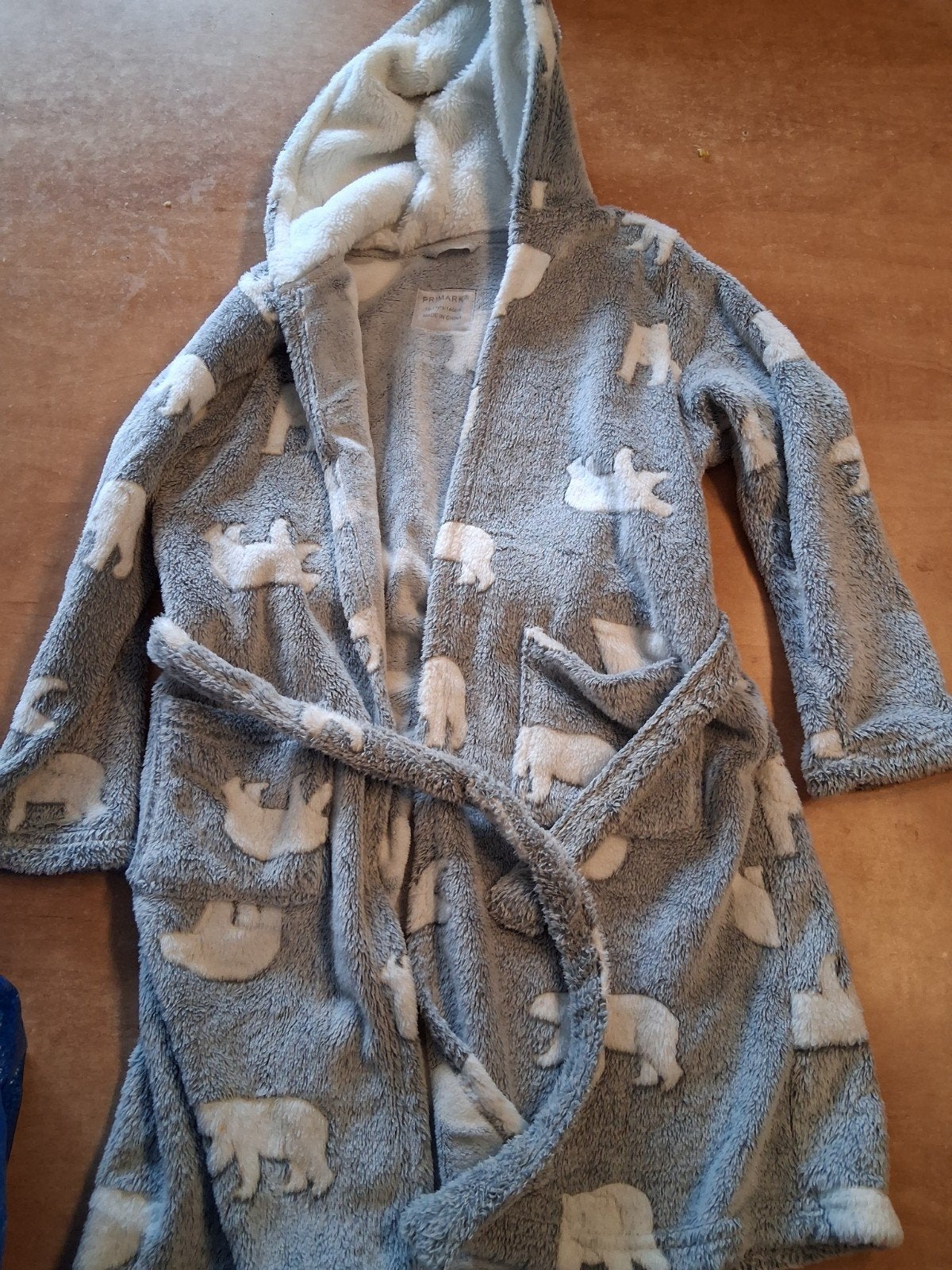 Super zachte badjas ijsberen m146, Kinderen en Baby's, Nacht- of Onderkleding, Gebruikt, Jongen of Meisje, Ophalen of Verzenden