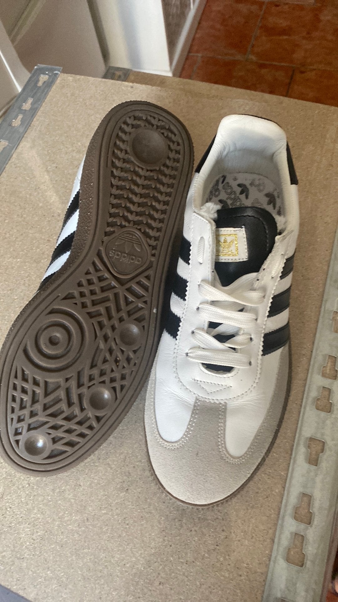 Basket Adidas Spezial, Ophalen, Wit, Zo goed als nieuw, Sneakers