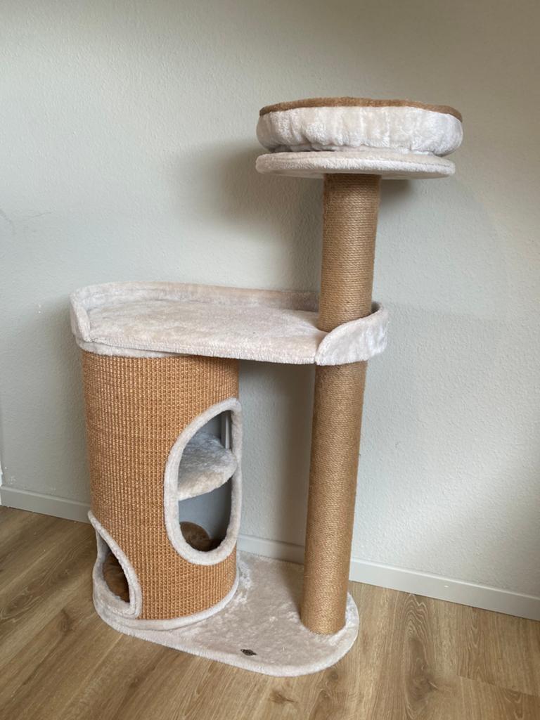 Trixie Krabpaal Falco beige sisal, Dieren en Toebehoren, Krabmeubelen, Ophalen, Gebruikt, Krabpaal