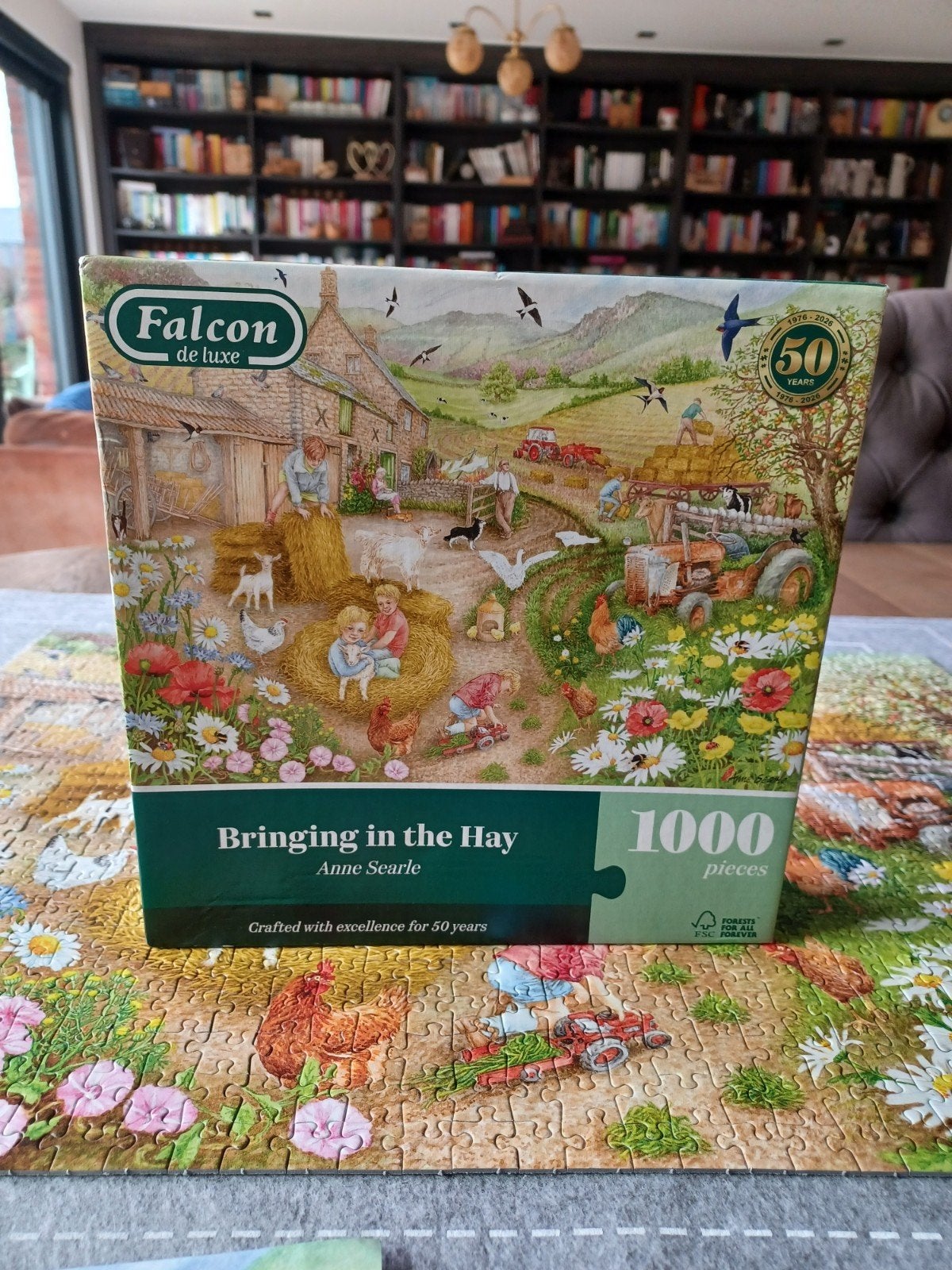 falcon puzzel 1000 stukjes, Ophalen of Verzenden, 500 t/m 1500 stukjes, Zo goed als nieuw, Legpuzzel
