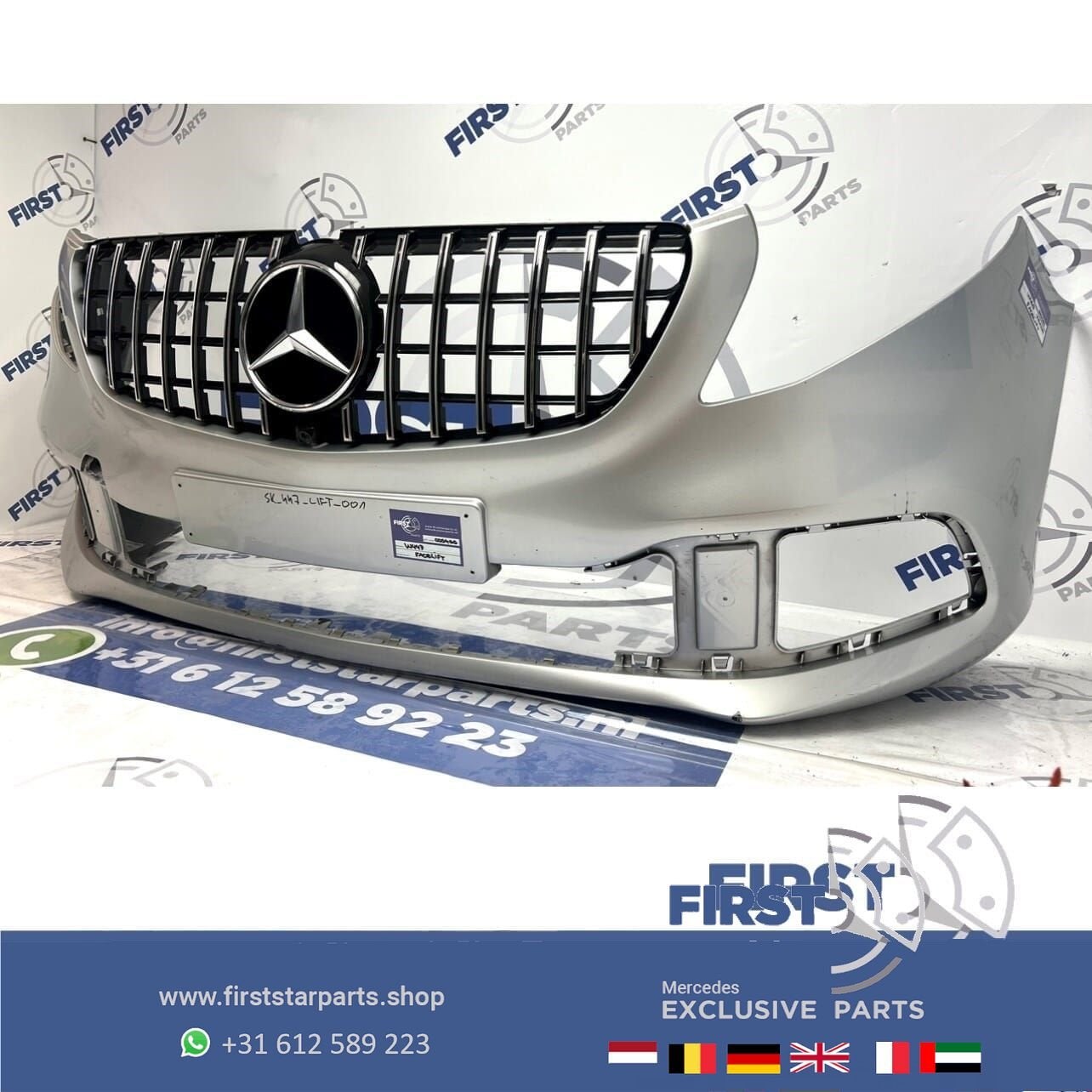 W447 BUMPER A4478856000 V KLASSE FACELIFT VOORBUMPER + GT GR, Utilisé, -, Avant, -
