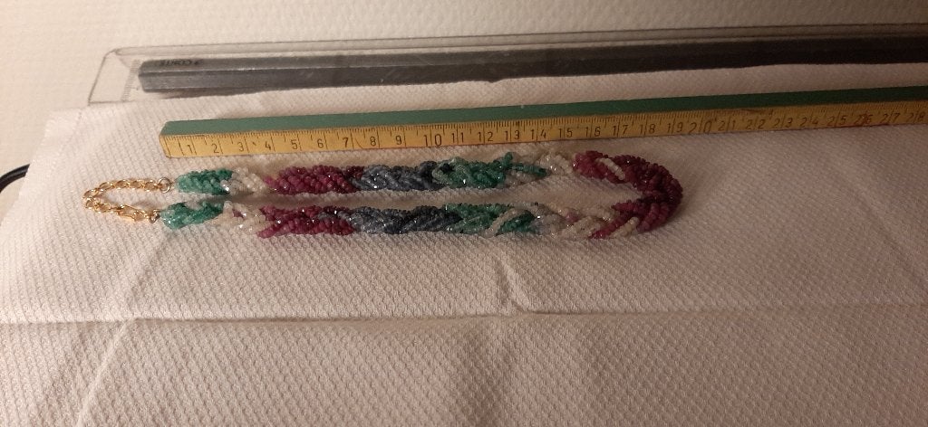 Collier, Pierre ou Minéral, Enlèvement ou Envoi, Autres couleurs, Comme neuf