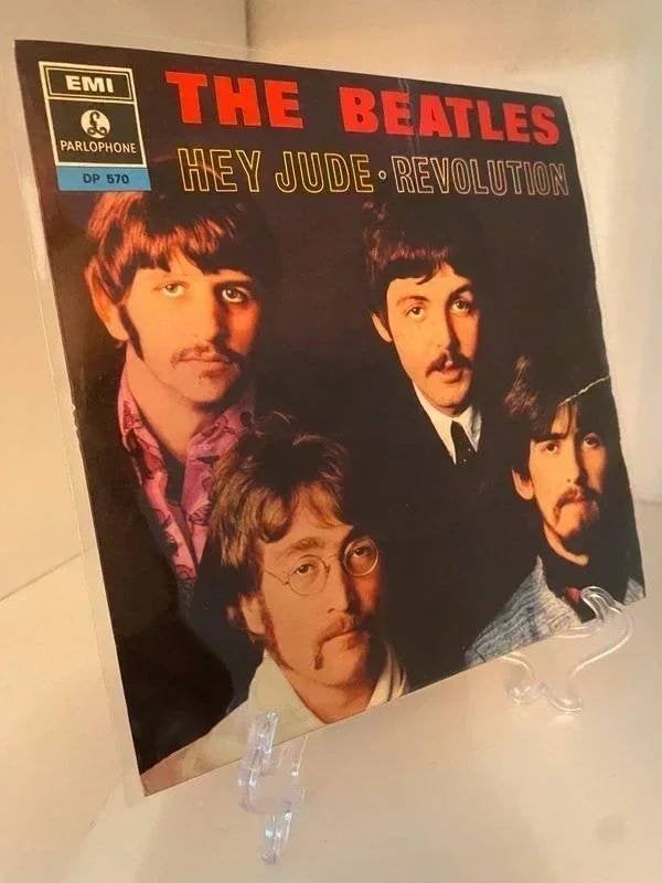 The Beatles – Hey Jude / Revolution - Italy 1968, CD & DVD, Vinyles Singles, Envoi, Utilisé, Rock et Metal