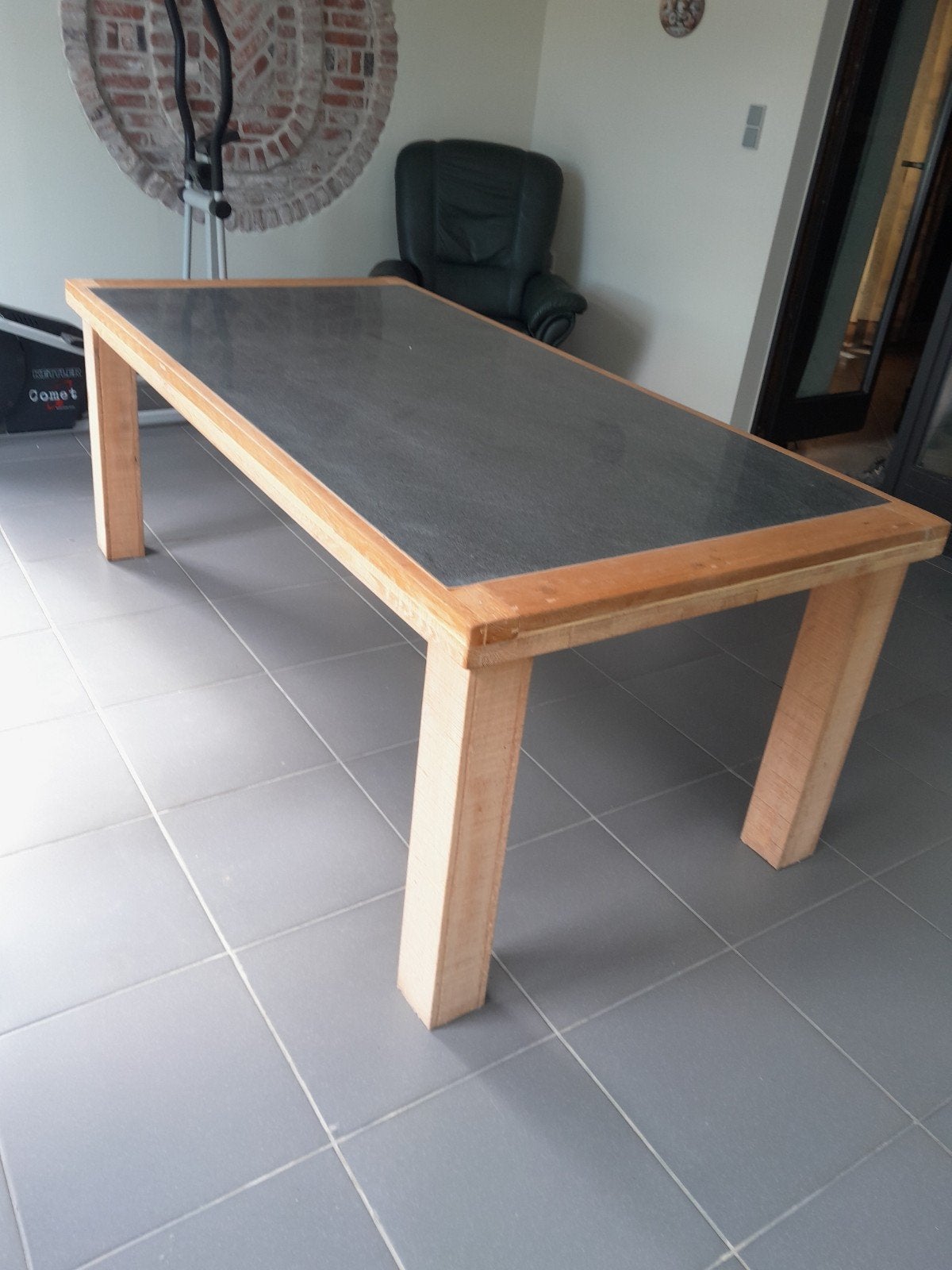 Tafel, Ophalen, Gebruikt, Eikenhout, 200 cm of meer