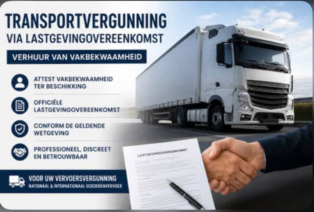 Transportvergunning te huur