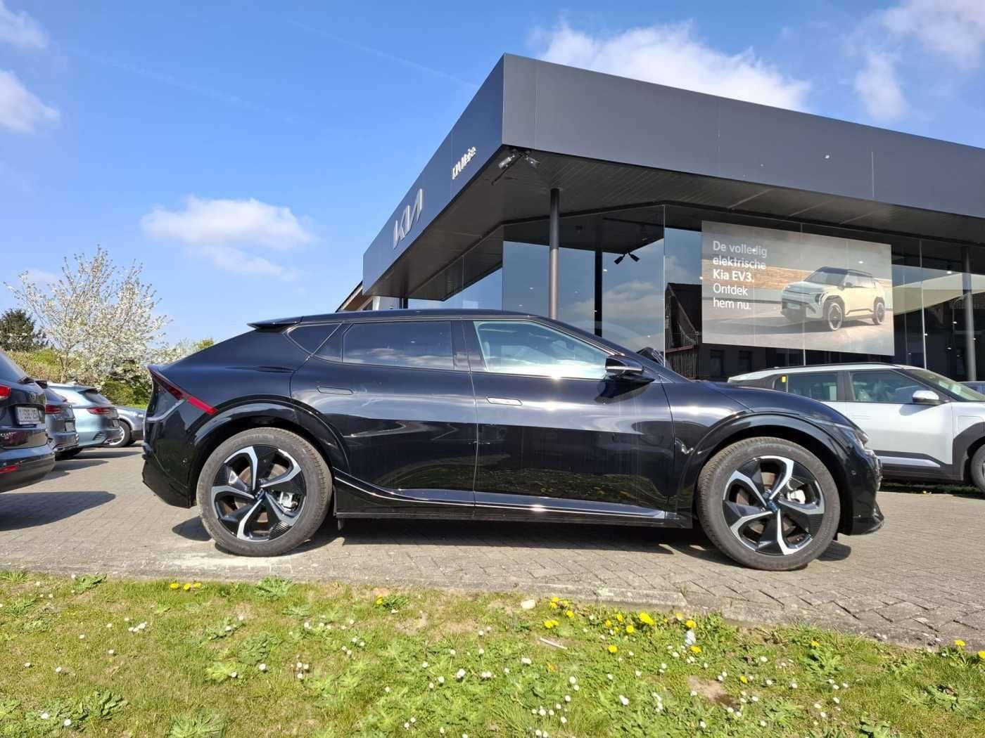 Kia Ev6 77.4 kWh RWD GT Line (année de construction 2024), Autos, Cuir, Achat, Entreprise, Noir