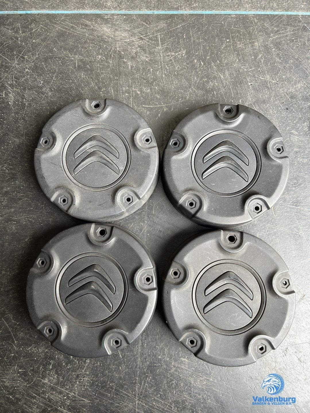 ORIGINELE Citroen Berlingo naafkap naafdop set zwart, -, -, Utilisé, -