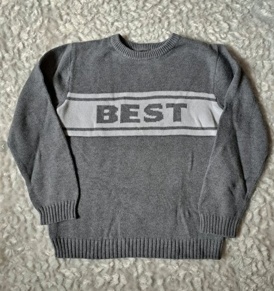 Pull Kiabi gris - 10 ans 138-143cm - laine automne hiver, Kiabi, Garçon, Enlèvement ou Envoi, Pull ou Veste