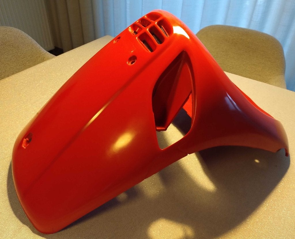 Voorkap front Piaggio Zip 50 type 3 rood, Ophalen of Verzenden, Gebruikt, Kap, Piaggio