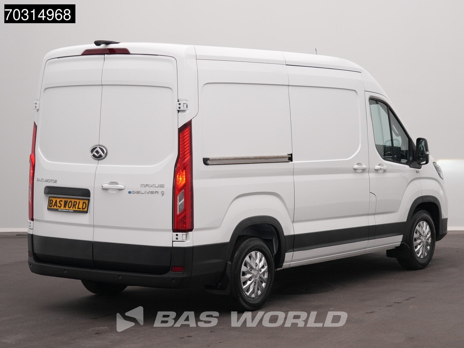 Maxus eDeliver 9 Elektro 72kWh 288km WLTP 204PS Schnelladen, Auto's, Automaat, Stof, Maxus, Wit