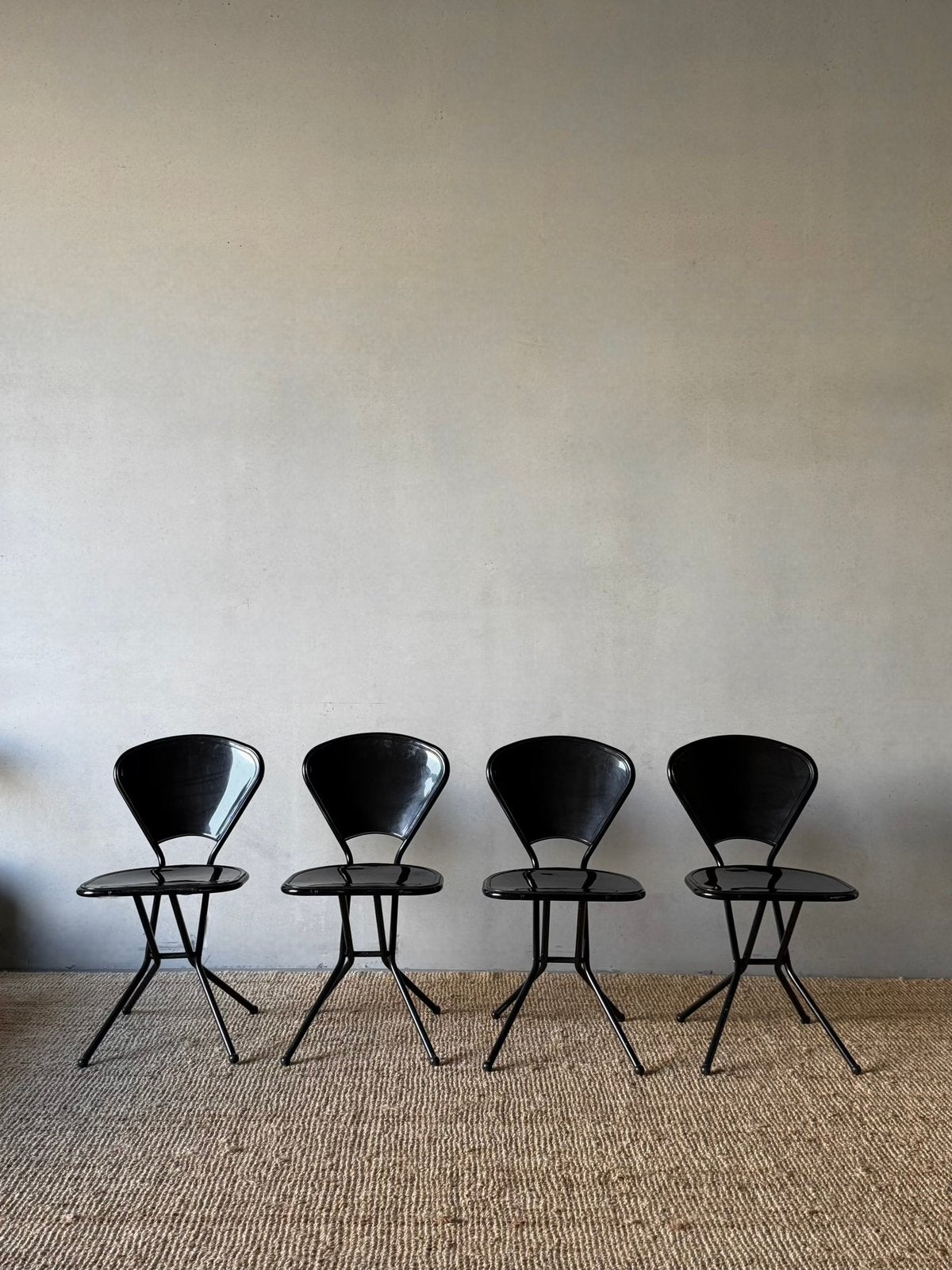 Set van 4 Niels Gammelgaard vouwstoelen, 1980, Maison & Meubles, Enlèvement, Comme neuf