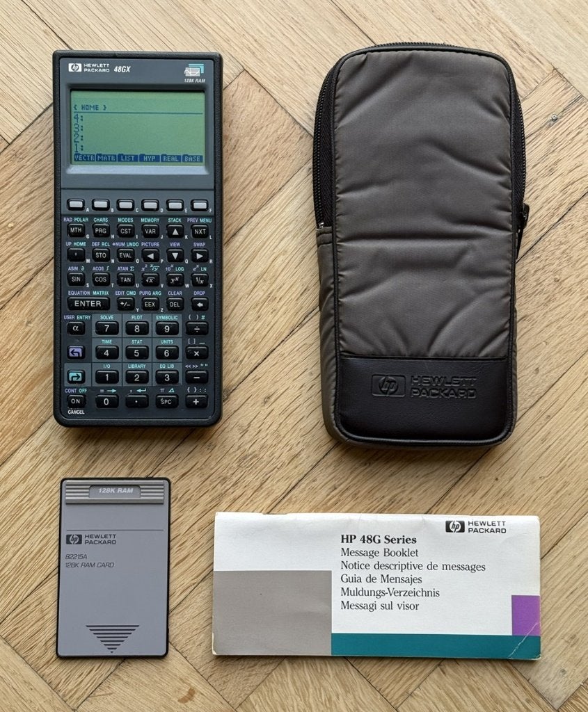 Hewlett Packard HP 48GX 128 Ko RAM + Carte RAM extra de 128K, Divers, Calculatrices, Enlèvement ou Envoi, Calculatrices graphique