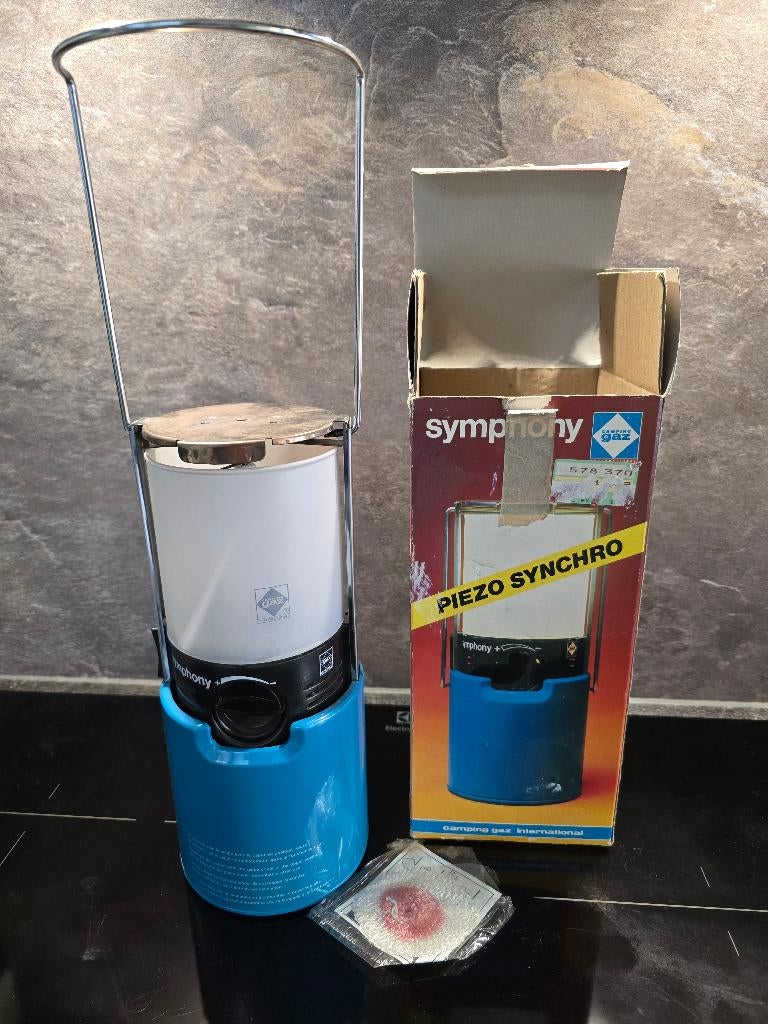 Campinggaz lamp, campeerlamp., Enlèvement, Utilisé