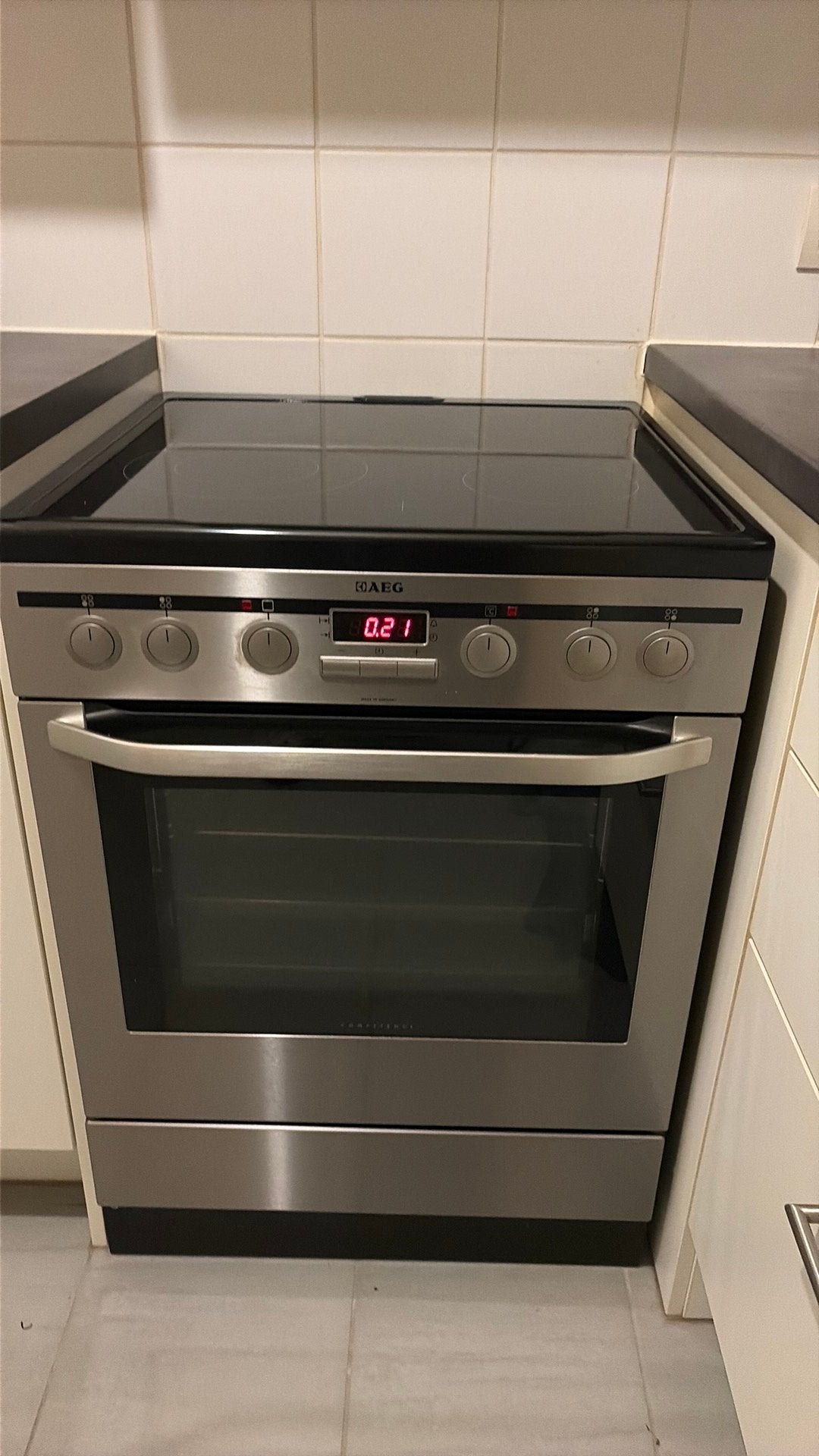 Cuisinière AEG, Electroménager, Cuisinières, Enlèvement, Comme neuf