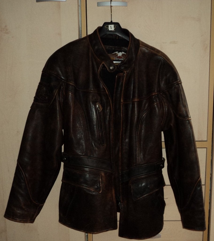 zware leren Harley-Davidson motovest, Motoren, Kleding | Motorkleding, Ophalen, Heren, Jas | leer, Harley davidson