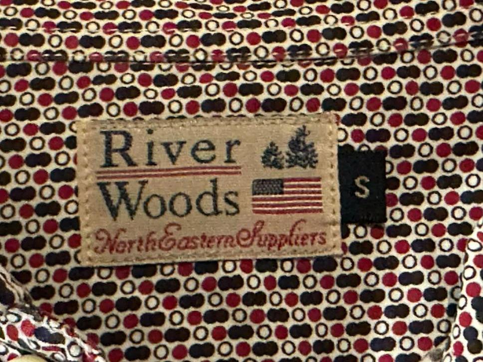 Chemise d'été à carreaux River Woods en parfait état, Enlèvement ou Envoi, Comme neuf, Rouge, Tour de cou 38 (S) ou plus petit