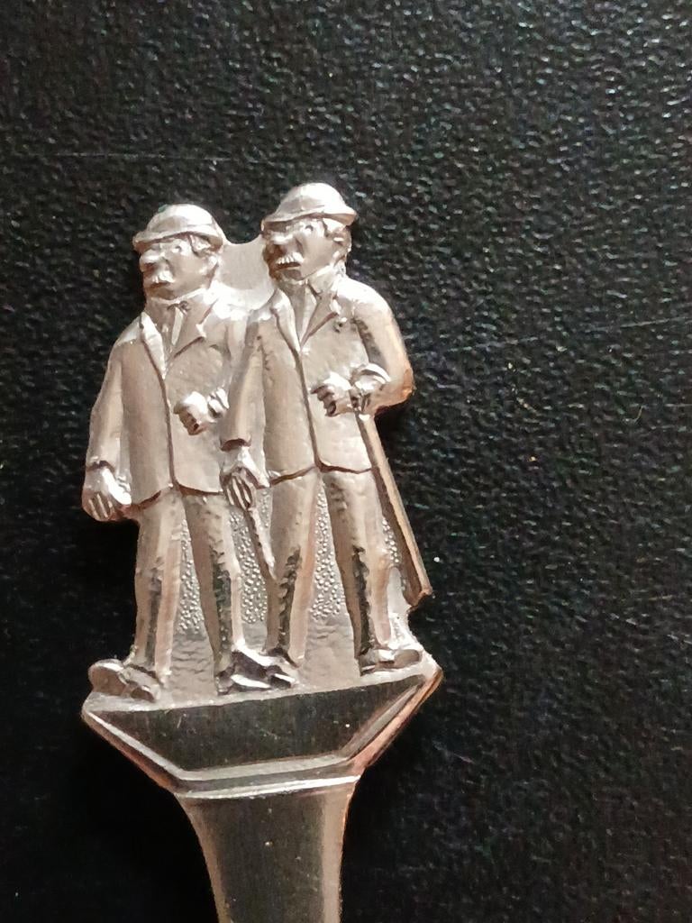 Kuifje - herge : lepeltje 1958 expo . janssen jansen, Ophalen of Verzenden, Kuifje, Zo goed als nieuw, Gebruiksvoorwerp