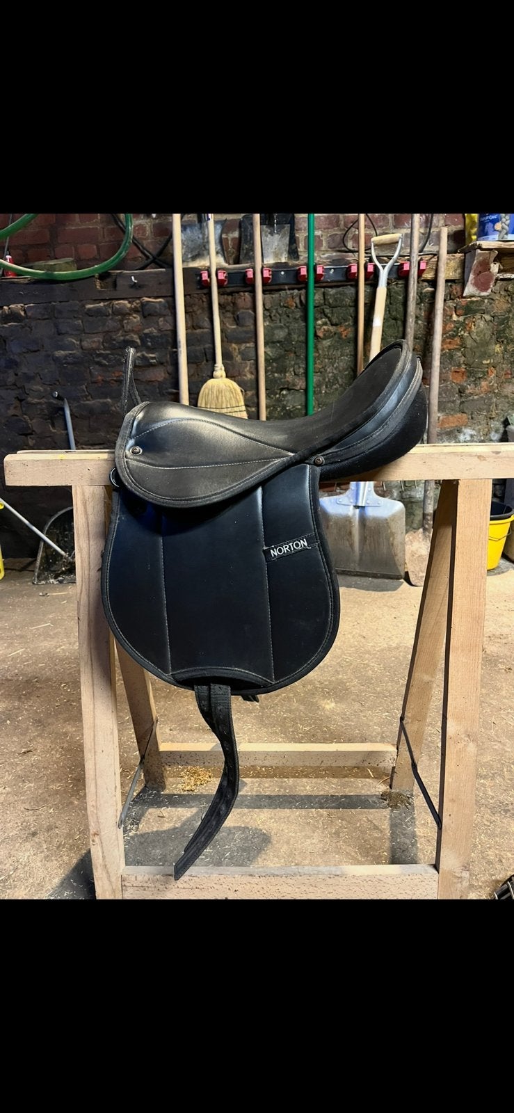 Norton Shetland ponyzadel, Ophalen, Gebruikt