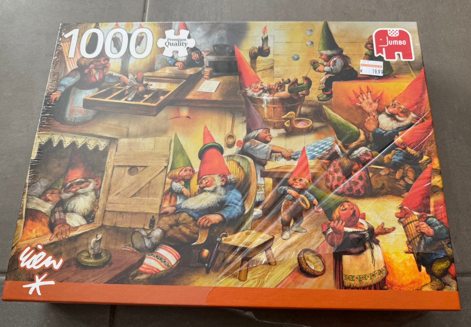 Puzzel 1000 stuks kabouters, Kinderen en Baby's, Ophalen, Meer dan 50 stukjes, Nieuw, 6 jaar of ouder