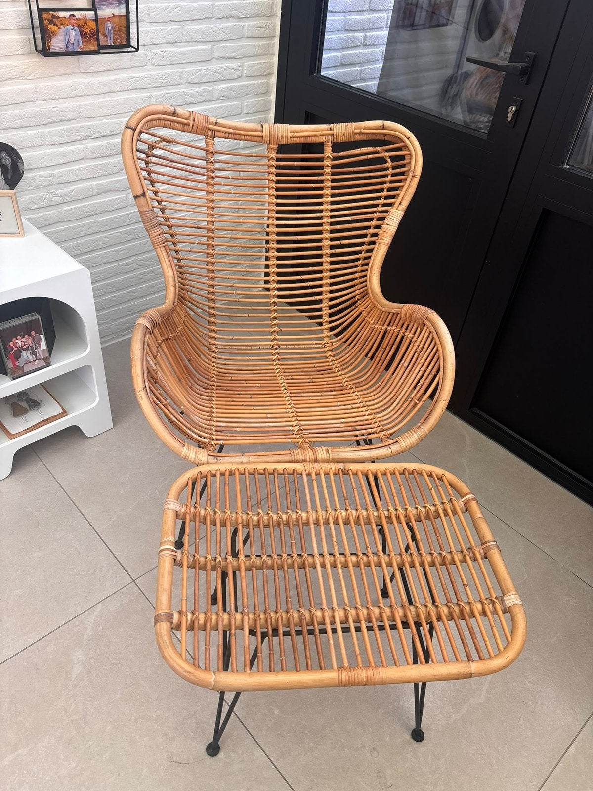 Rotan vlinderstoel! Zeer goede staat!, Tuin en Terras, Ophalen, Zo goed als nieuw, Rotan