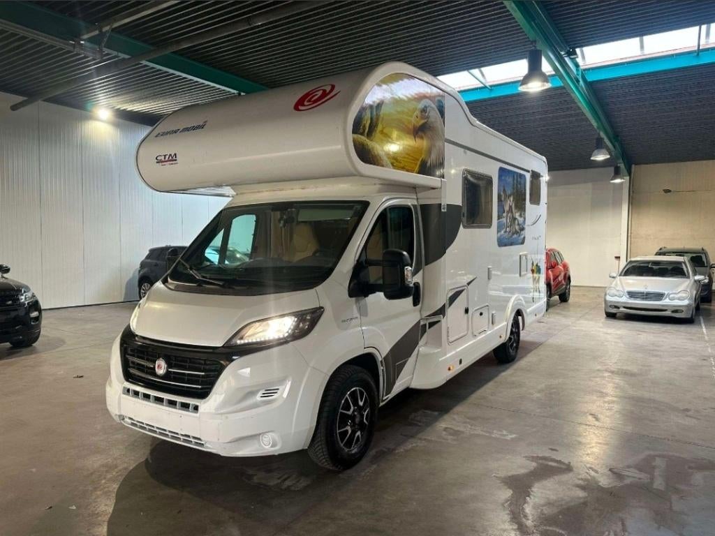 Fiat Ducato Eura Mobil 2.3 Jtd 6 slaappl. bj. 2016 Euro 5, Caravans en Kamperen, Mobilhomes, Fiat, Bedrijf, ABS, Airconditioning