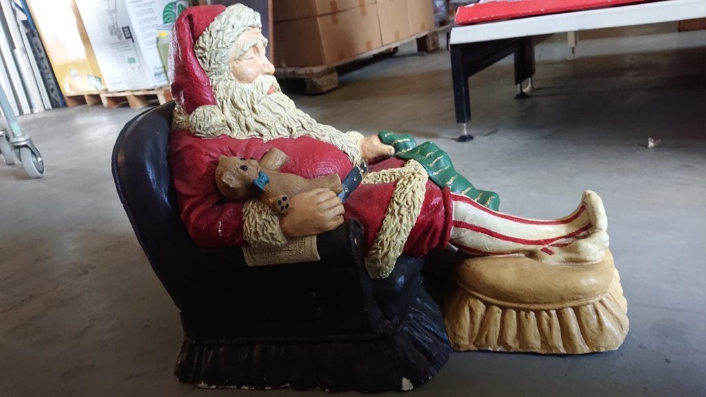 Kerstman gips, Ophalen, Zo goed als nieuw
