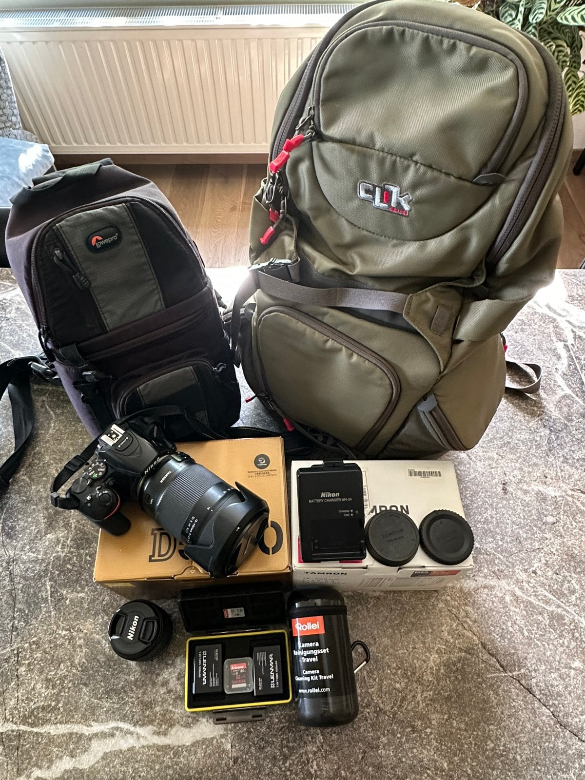 Nikon D5600 + Tamron Lens 18-400mm, Audio, Tv en Foto, Fotocamera's Digitaal, Ophalen, Gebruikt, Spiegelreflex, Nikon