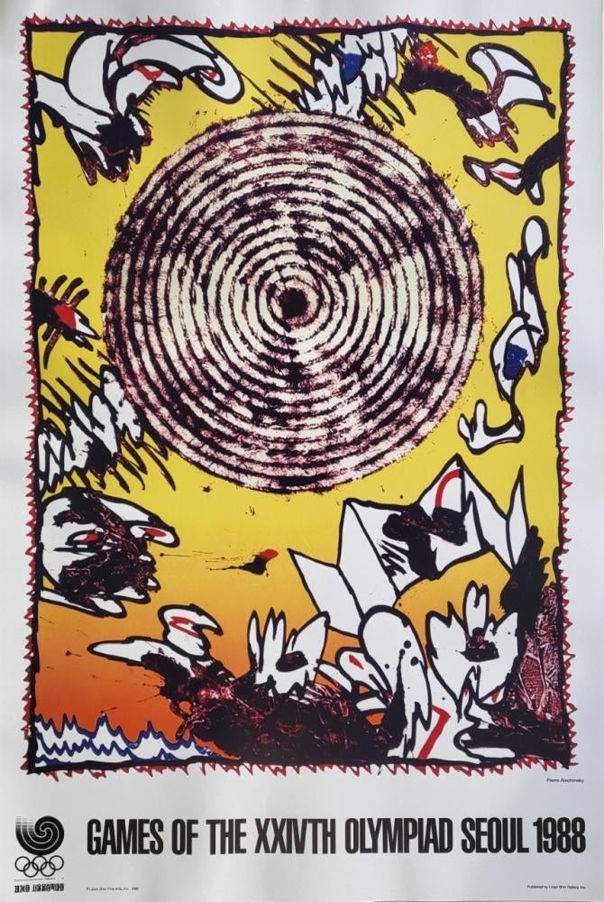 Pierre Alechinsky - Jeux Olympiques - Séoul 1988, Envoi