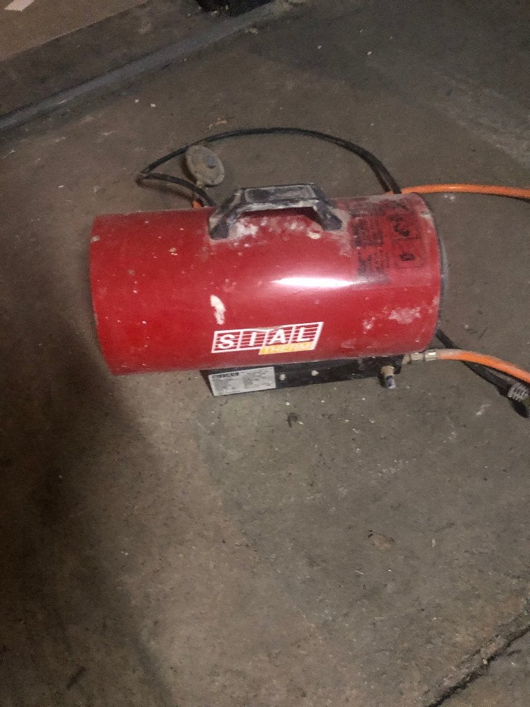 Verwarming op gas, Ophalen, Gebruikt