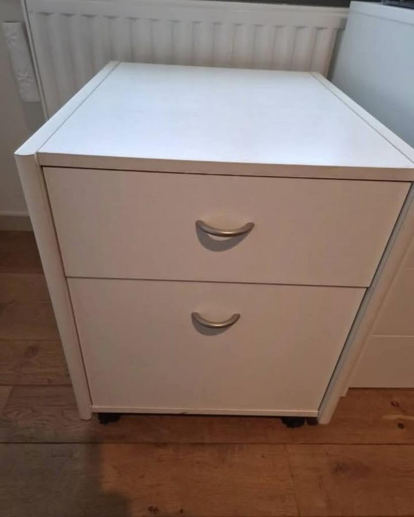 Tiroir de bureau blanc longueur 57 largeur 50 ht 60, Maison & Meubles, Enlèvement, Utilisé