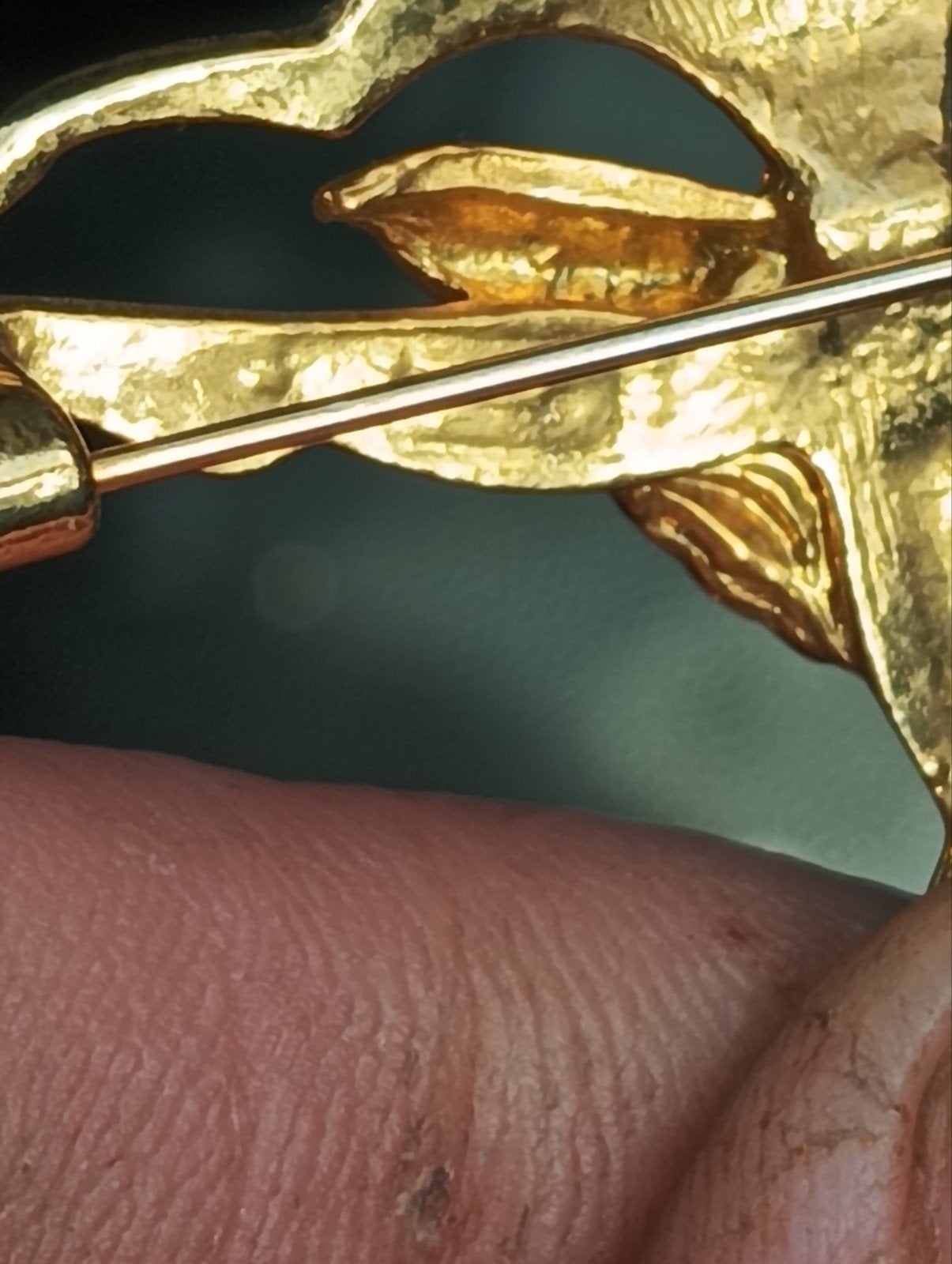 marcel boucher v intage gold tune broche, Enlèvement ou Envoi
