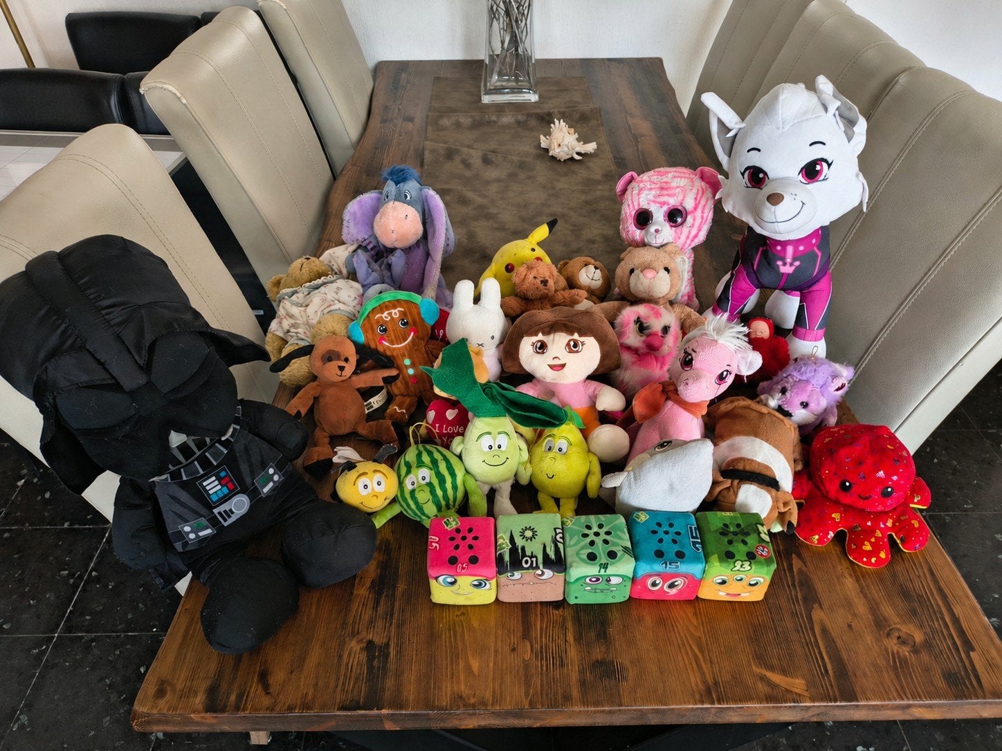 Grote knuffelpartij – 30+ knuffels in één lot, Ophalen, Met doos, Hema, Gebruikt