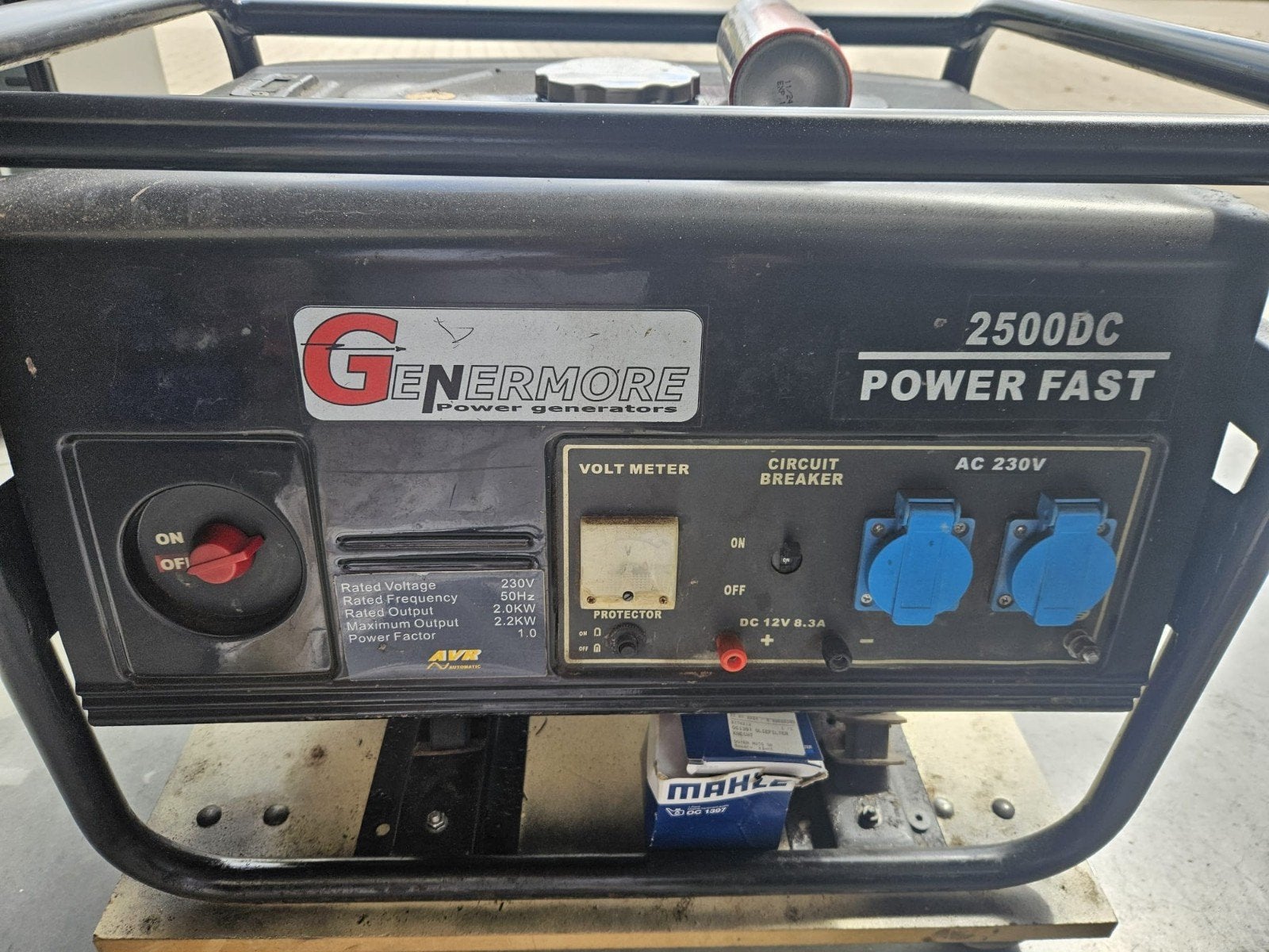 Stroomgenerator, Enlèvement, Comme neuf