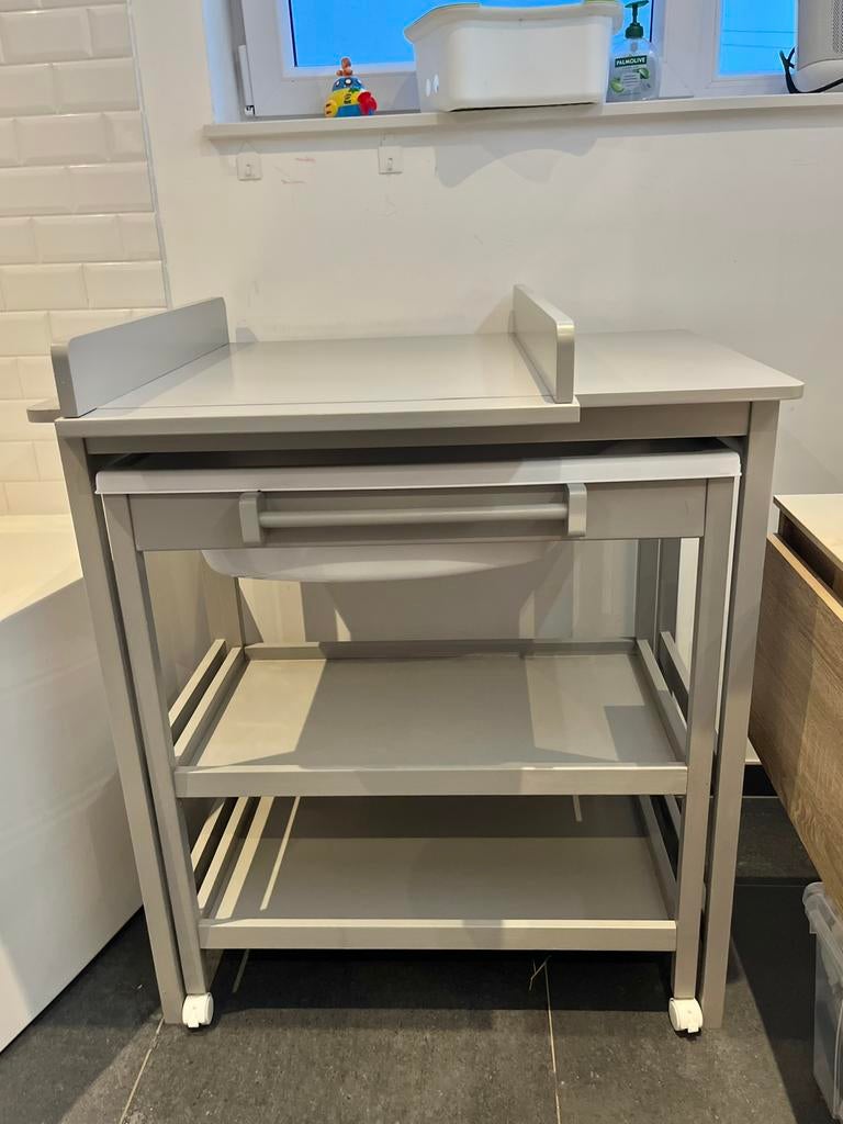 Quax commode met bad en opbergmanden, Kinderen en Baby's, Gebruikt, Overige typen, Standaard, Ophalen