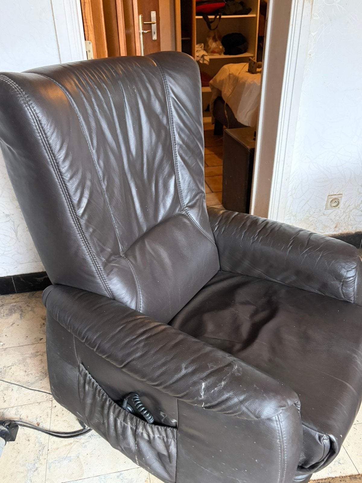 Relax zetel, Maison & Meubles, Fauteuils, 100 à 125 cm, Enlèvement, Utilisé, 50 à 75 cm