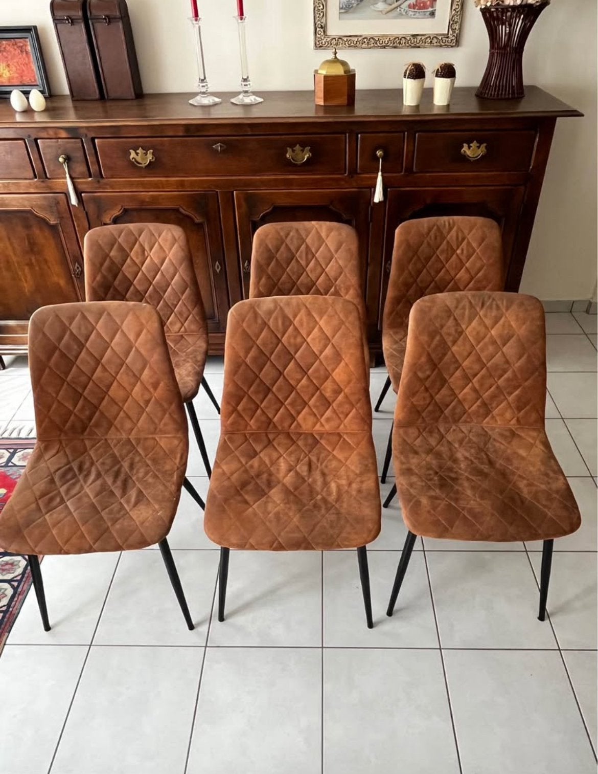 Eetkamerstoelen, Huis en Inrichting, Stoelen, Ophalen, Overige materialen, Stoelen, Gebruikt
