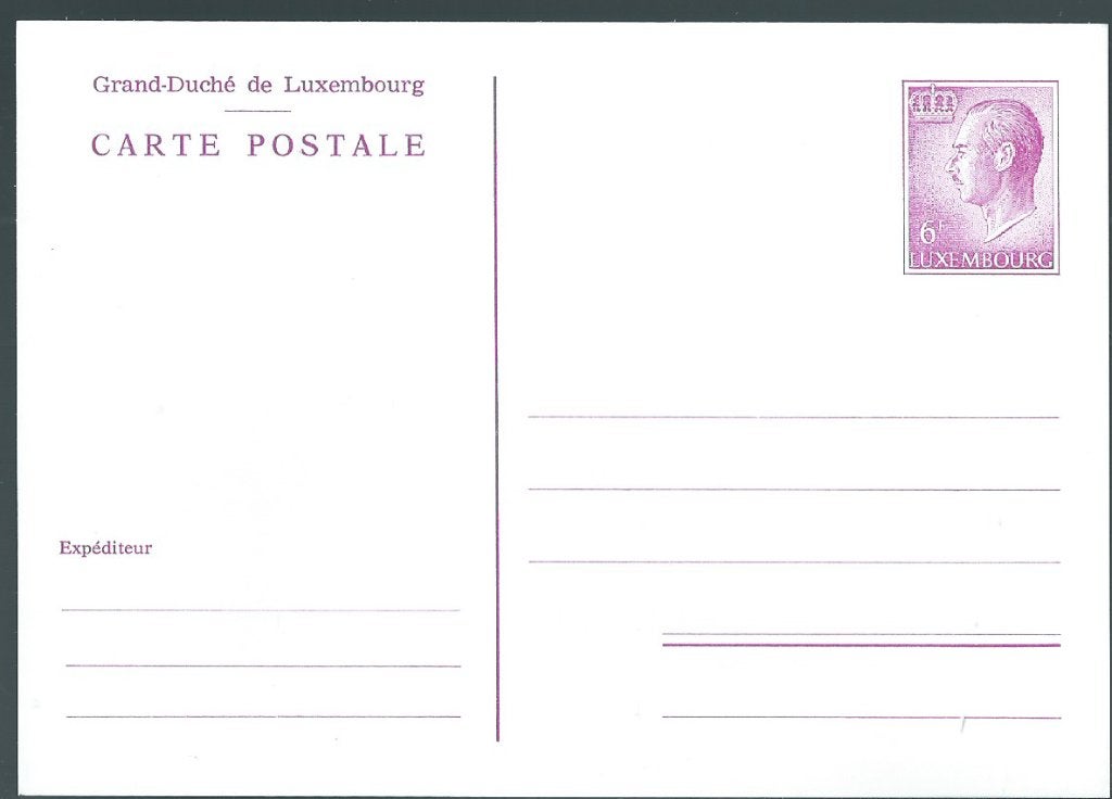 LUXEMBOURG, Envoi, Luxembourg, Non oblitéré