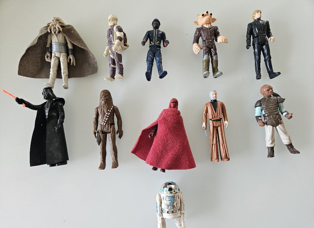 Vintage Star Wars ruimteschip 1979 en 11 Star Wars figuren, Collections, Star Wars, Enlèvement ou Envoi