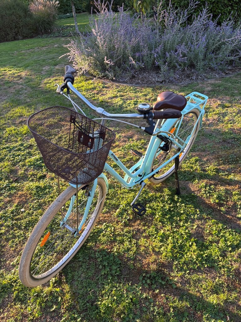 Fiets - kleurrijke damesfiets, Ophalen, Gebruikt, Overige merken, (Extra) lage instap