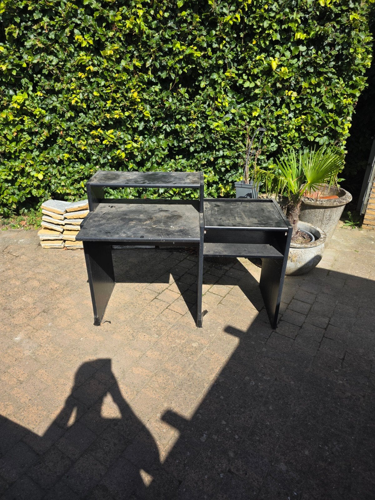 kleine bureau - gratis op te halen, Huis en Inrichting, Bureaus, Ophalen, Zwart, Gebruikt, Hout