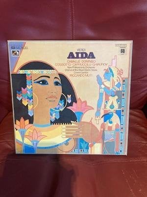 LP Aïda van Verdi (3 stuks in de verpakking)., Ophalen, LP, Verdi, Beschermende buitenhoes