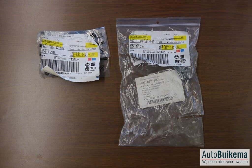 Originele Volkswagen Slotcilinder Bestuurders Deur Incl. Sle, Ophalen of Verzenden, -, -, -