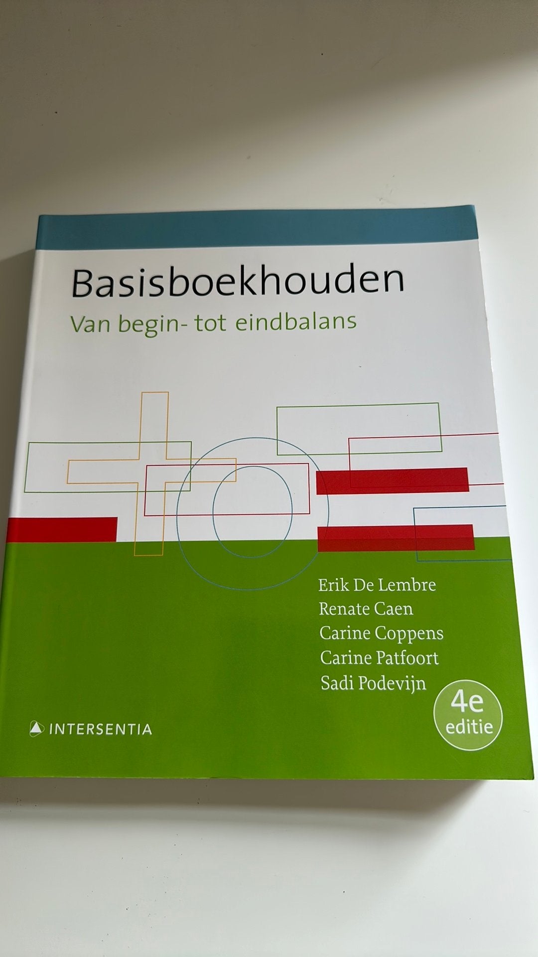 Erik De Lembre - Basisboekhouden (vierde editie), Boeken, Ophalen, Erik De Lembre; Renate Caen, Nieuw, Accountancy en Administratie