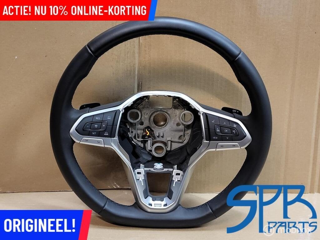 VW TIGUAN CT1 571 Stuurwiel VERWARMD 571419089G STUUR MF F1, Gebruikt, VOLKSWAGEN, Volkswagen, Ophalen of Verzenden