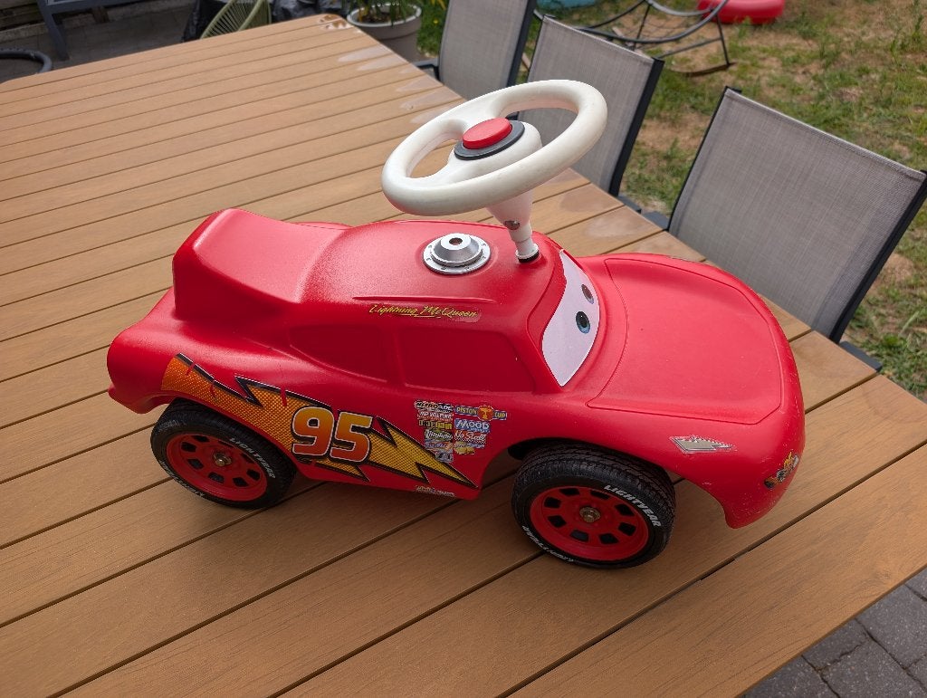Cars Loopwagentje, Ophalen, Gebruikt
